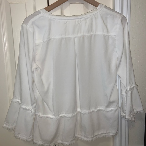Cloth and stone white long sleeve top - Picture 5 of 5